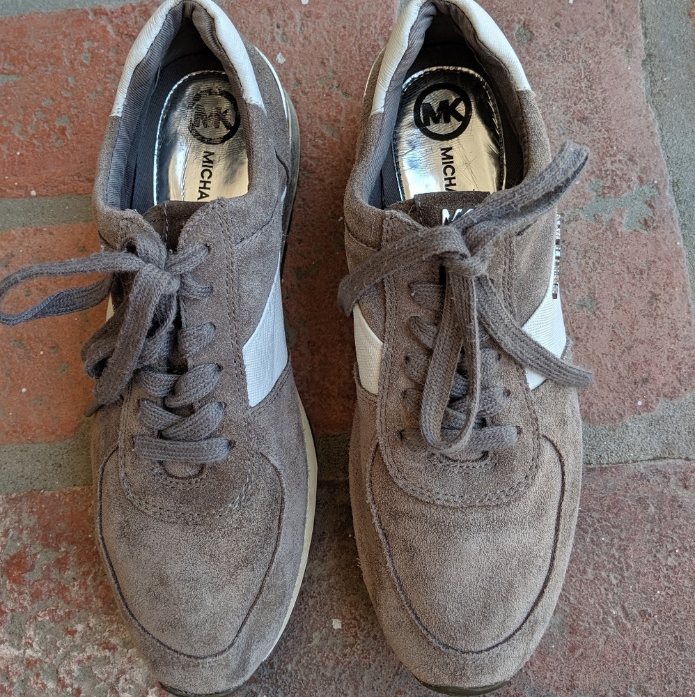 Michael Kors Allie Suede Trainers, Sz 7 - Picture 8 of 8